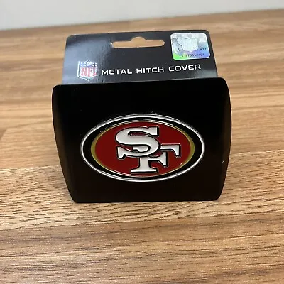 San Francisco 49ers Black Metal 3D Hitch Cover 2  Licensed NFL Product NEW • $24.97
