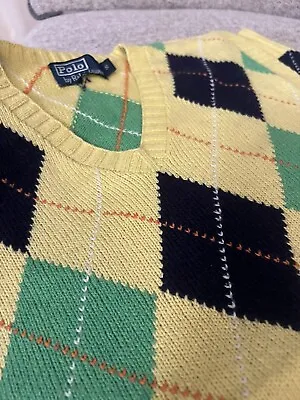 Polo Ralph Lauren Knit Jumper Vest Sweater Vest Mens&Woman . Size S • £45