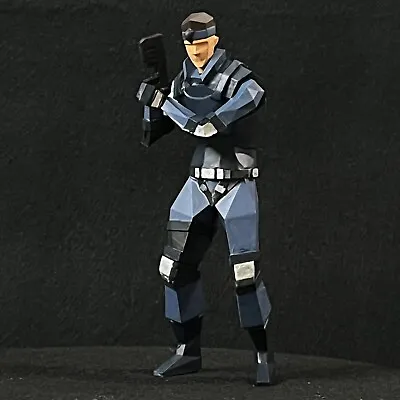 Metal Gear Solid - Solid Snake Retro Figure - PS1 PlayStation Low Poly Style • £29.99