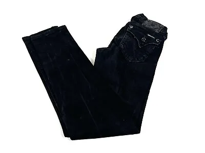 MISS ME Black Jeans Signature Skinny Black Denim Mid Rise Youth Girls Sz. 14 • $22.39