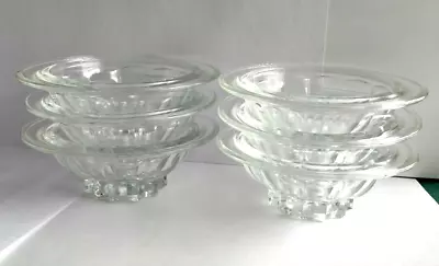 Stunning 1970s Vintage 6 Piece Set Sundae Trifle Desert Glasses REFM3 • £29.89