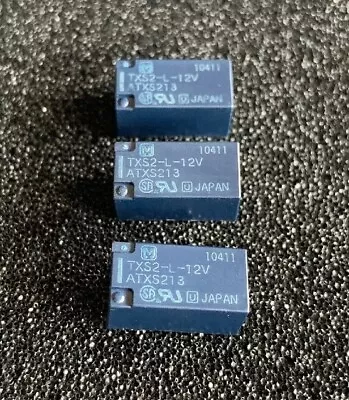 Lot Of (3) Matsushita/Panasonic TXS2-L-12V Relay “New” -Free Shipping • $29