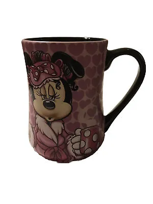 Disney Parks Minnie Mouse Mornings Aren’t Pretty Coffee Tea Mug Cup Large Pink • $24.85