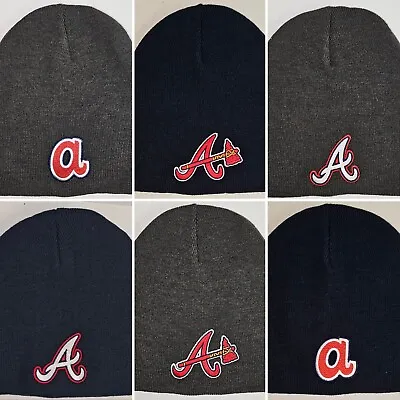  ATLANTA BRAVES Beanie ⚾️Knit Hat  ⚾️CLASSIC MLB PATCH/LOGO ⚾️3 STYLES ⚾️NWT • $19.99