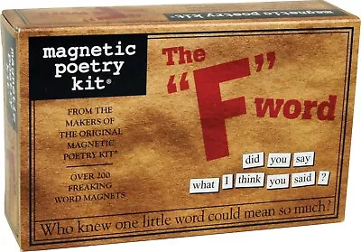 Magnetic Poetry Kit - The 'F' Word • £14.95