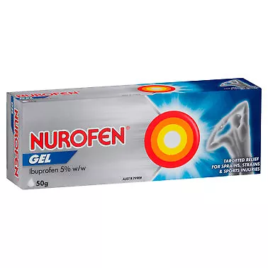 Nurofen Pain And Inflammation Relief Gel 5% Ibuprofen 50g • $12.49