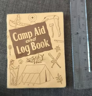 Vintage Camp Aid And Log Book Beginning Camper Illustrated 1950s Mentholatum • $7.99