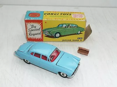 Corgi 238  Jaguar Mark X W/case Boxed *original* • £11.50