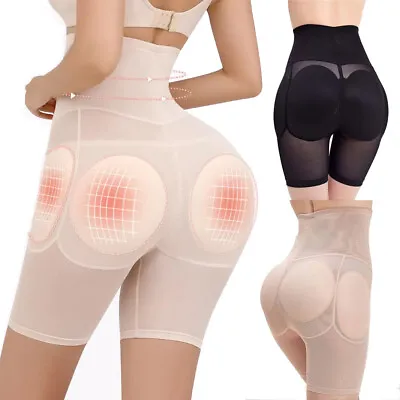 UK Women FAKE ASS Butt Lifter Hip Enhancer Buttock Padded Shaper Pants Underwear • £17.79