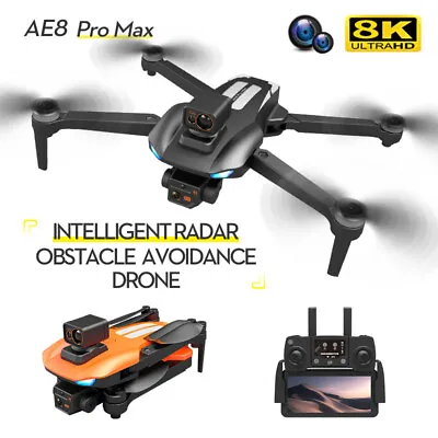 $219.99 • Buy 360° Obstacle Avoidance Brushless GPS Drone 8K Profesional HD Camera Quadcopter