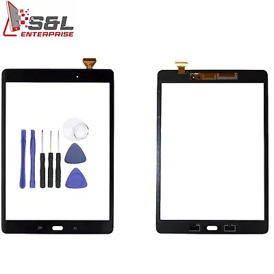 For Samsung Galaxy Tab A 9.7  T550 T555 Touch Screen Digitizer Replacement Black • £10.99