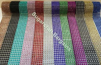 BLING RIBBON SPARKLY Sugarcraft Cake Decorating Card Craft Mesh Ribbons 6 Row  • £1.35