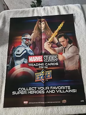 Marvel Studios Promo Upper Deck Poster 28  X 22  • $0.95