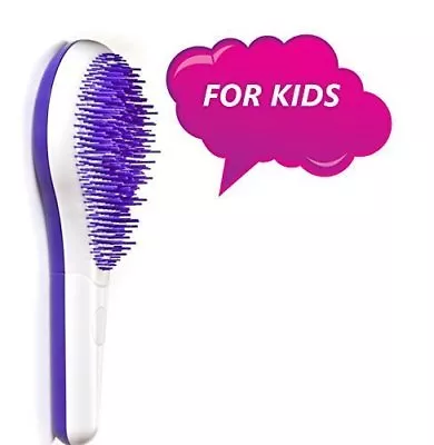 Michel Mercier Kids Detangling Brush White/Purple - For Thick Hair • $16.12