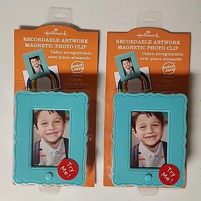 Hallmark Recordable Picture Frame Magnetic Photo Clip Voice Save Technology X2 • $18