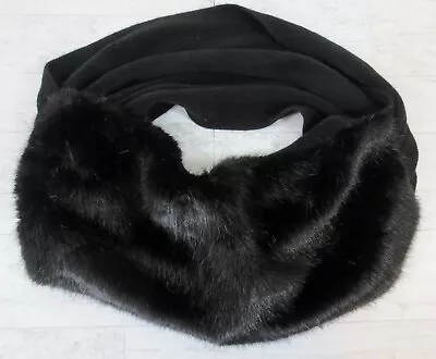Cabi 4220 Calm Infinity Scarf Womens Size OS Black Faux Fur • $13.99