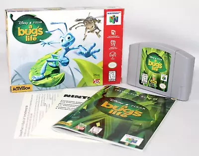 A Bug's Life N64 Nintendo 64 Complete CIB Very Good Condition W/ RARE Reg Card! • $49.99