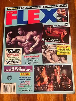 FLEX Bodybuilding Muscle Magazine DORIAN YATES/Arnold Schwarzenegger 8-94 • $10