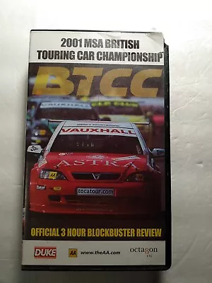 VHS BTCC Vauxhall Racing 2001 MSA DUKE Jason Plato Yvan Muller 3 Hr Clamshell • $8