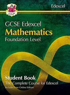 Grade 9-1 GCSE Maths Edexcel Student Book - Foundation (with Onl... By CGP Books • £12.99