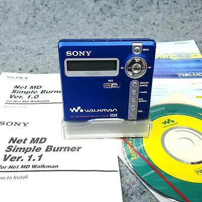 Sony MZ-N707 MiniDisc Portable MD Walkman Player Recorder + Dock Not Working • $200.25