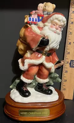 Merry Christmas 2000-Dillard's Trimmings Santa Music Box VIDEO • $17.99