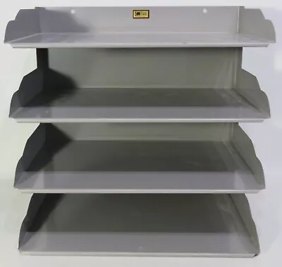 Metal 5 Tier File Holder Vertical Desk Organizer Industrial Flash Filing Vintage • $20