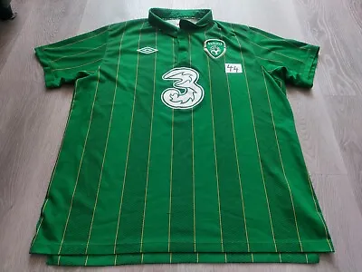 £3.70 • Buy Mens Umbro Republic Of Ireland Home Football Shirt 2011 - 2012 Size XL