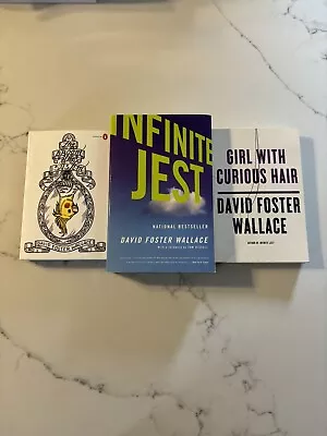 David Foster Wallace Book Lot (3 Books - Pre-Owned) • $24.99