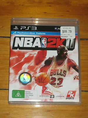 NBA 2K11 VGC (Sony PlayStation 3 Game) Basketball Michael Jordan 2011 • $10.79