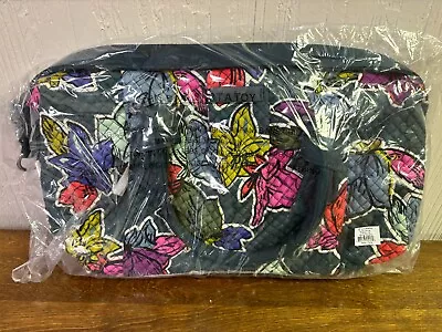 Vera Bradley Hadley Satchel Crossbody Purse Falling Flowers Floral Green NWT • $27.99