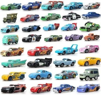 New Disney Pixar Cars McQueen Hudson Mater Fillmore Smokey Boost Chick Hicks Toy • $9.06