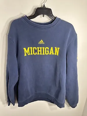 Adidas Michigan Wolverines Sweater Crewneck Size Xl 1990s  • $17.99