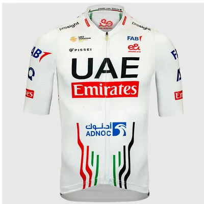 2024 Mens UAE Team Cycling Jersey Bicycle Jersey Bike Jersey Cycling Shirt Tops • $20.63
