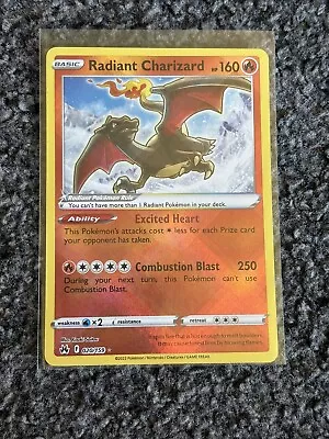 Pokémon TCG Radiant Charizard Crown Zenith 020/159 Holo Radiant Rare • £4.80