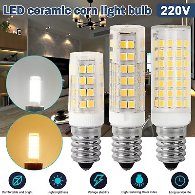 7W 9W 10W  110V/220V E14 LED Corn Bulb Light Ceiling Daylight Ceramics Lamp • $7.40