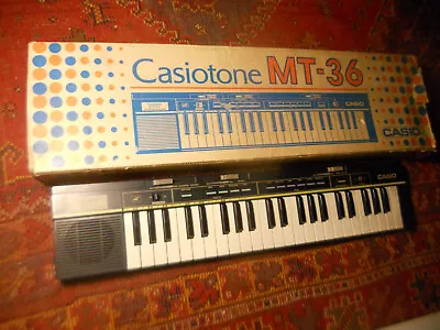 1980s CASIOTONE MT-36 Keyboard Electronic Musical Instrument BOX Untested • $24