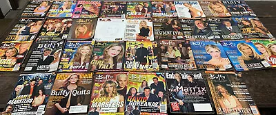 HUGE LOT OF 33 BUFFY THE VAMPIRE SLAYER RELATED MAGAZINES! Sarah Michelle Gellar • $12.55