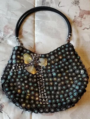 Nicole Lee Collection Beaded Purse Sequins Shells • $25