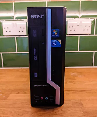 £64.95 • Buy Acer Veriton X480G SFF Desktop PC 4GB 250GB Windows 7 Pro