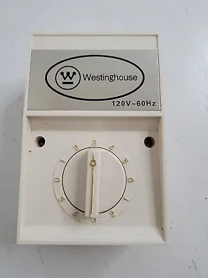 Westinghouse Mechanical Thermostat White Plastic Wall Mounted Vintage 120V-60HZ • $15.36