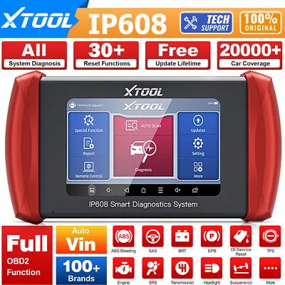 XTOOL IP608 Automotive OBD2 Scanner Car Full System Diagnostic Scan Tool CANFD • $189.99