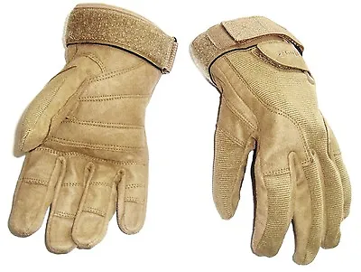 HEAVY DUTY SPECIAL OPS GLOVES Military Work Army Ultra Tough Mens XXL Sand • $17.72