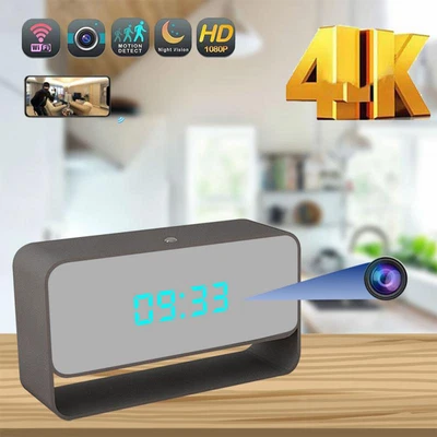 $87.63 • Buy 4K HD1080P Spy Camera WiFi Hidden Wireless Nanny Alarm Night Vision Security Cam
