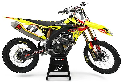 Custom MX Graphics Kit: SUZUKI RM 85 2000 - 2020 - ROCKSTAR • $123.82