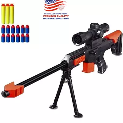 Ferbixo Toy Barrett Sniper Rifle Military Combat For Outdoor CS Play Soft Bullet • $39.99