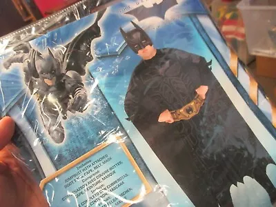 Batman Dark Knight Rises Child's Batman Costume With Mask And Cape Large 12-14 • $25