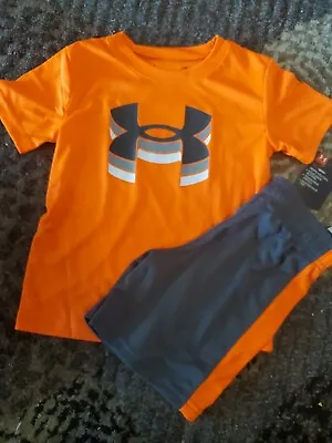 $19.99 • Buy NWT Under Armour Toddler Size 3T 2 Piece Outfit Set