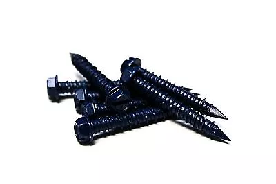 (50) 1/4 X1-3/4  Concrete/Masonry Screw Anchors (Tapcon) *LGR QTY IN OUR STORE* • £13.34