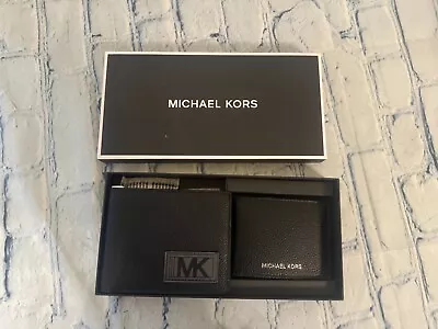 Nwt Michael Kors Mens Billfold 3 In 1 Wallet Set Gift Box New • $49.99